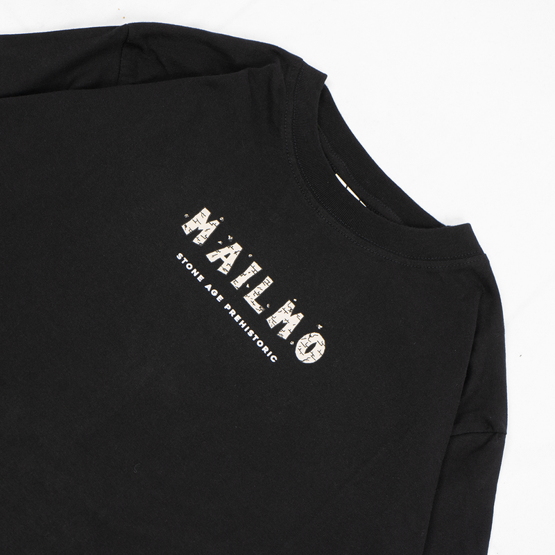 Mailmo Oversize T-shirt Stone Age Black