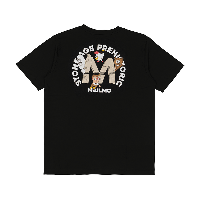 Mailmo Oversize T-shirt Stone Age Black