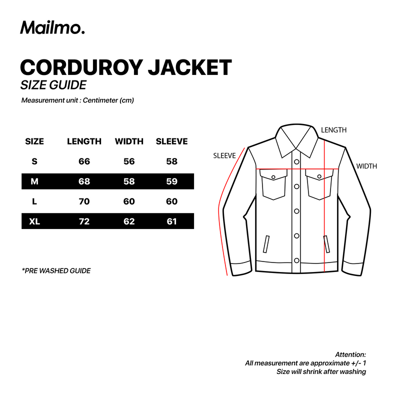 Mailmo Trucker Jacket Corduroy Pussy