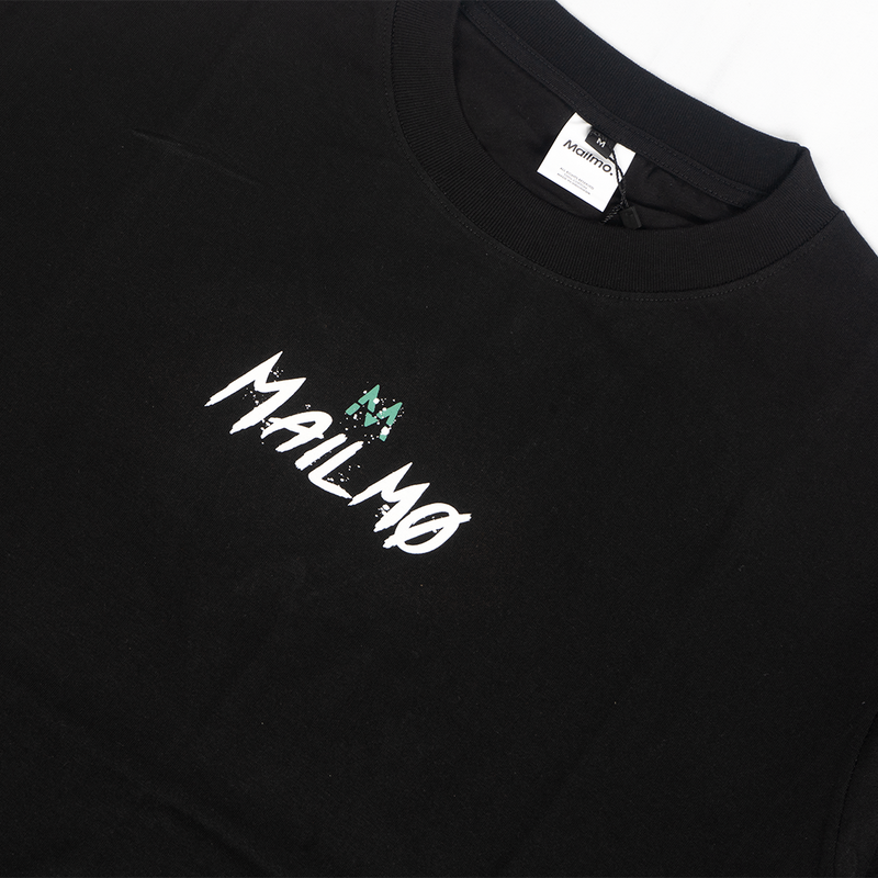 Mailmo Oversize T-shirt Slashed Black