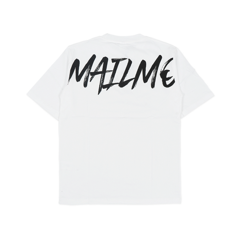 Mailmo Oversize T-shirt Slashed White