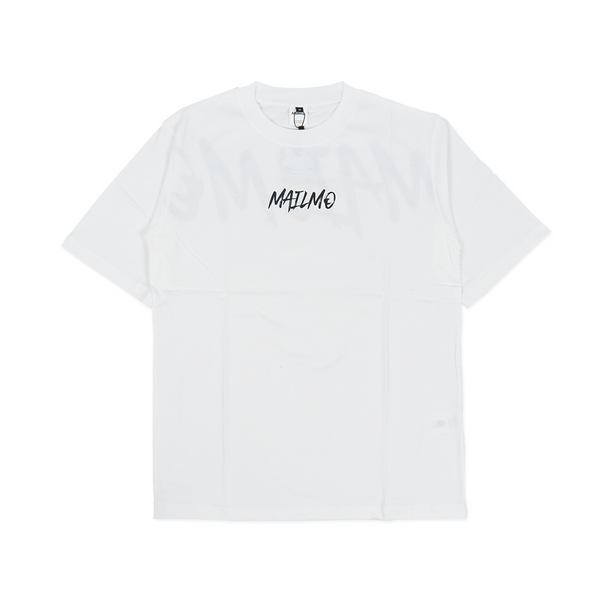 Mailmo Oversize T-shirt Slashed White