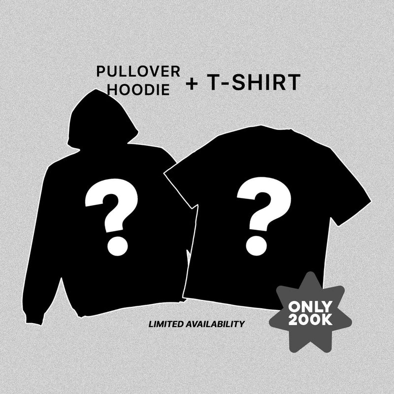 Mailmo Mysteri Box Pullover Hoodie dan T-Shirt