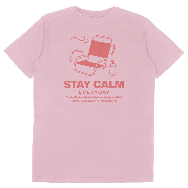 Tees Stay Calm Pink