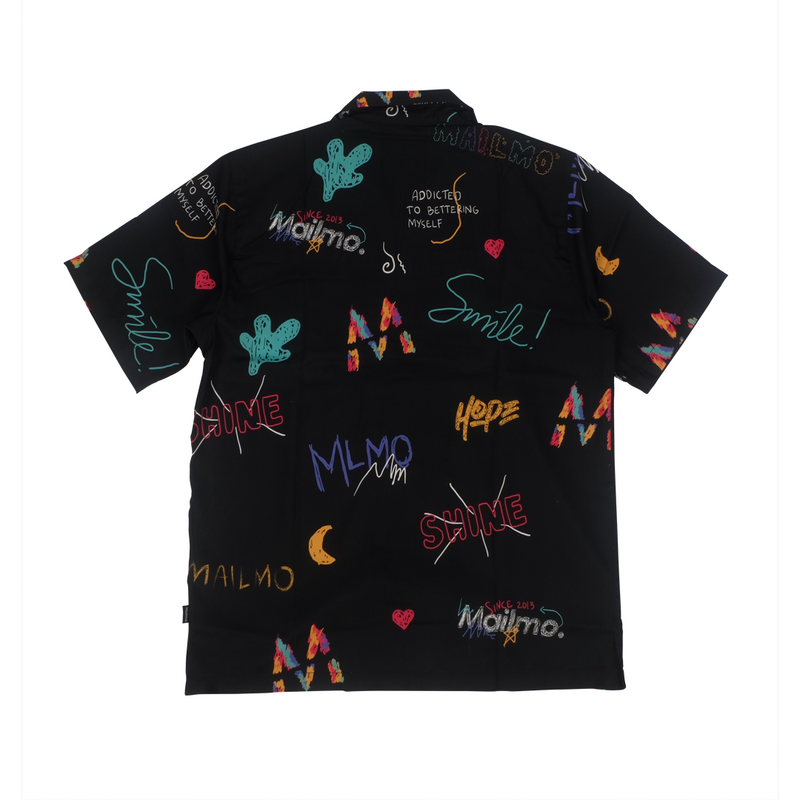 Hawaii Shirt Cactus Black