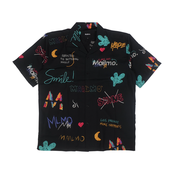 Hawaii Shirt Cactus Black