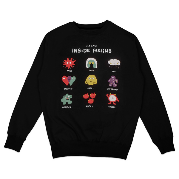 Crewneck Inside Feeling Black