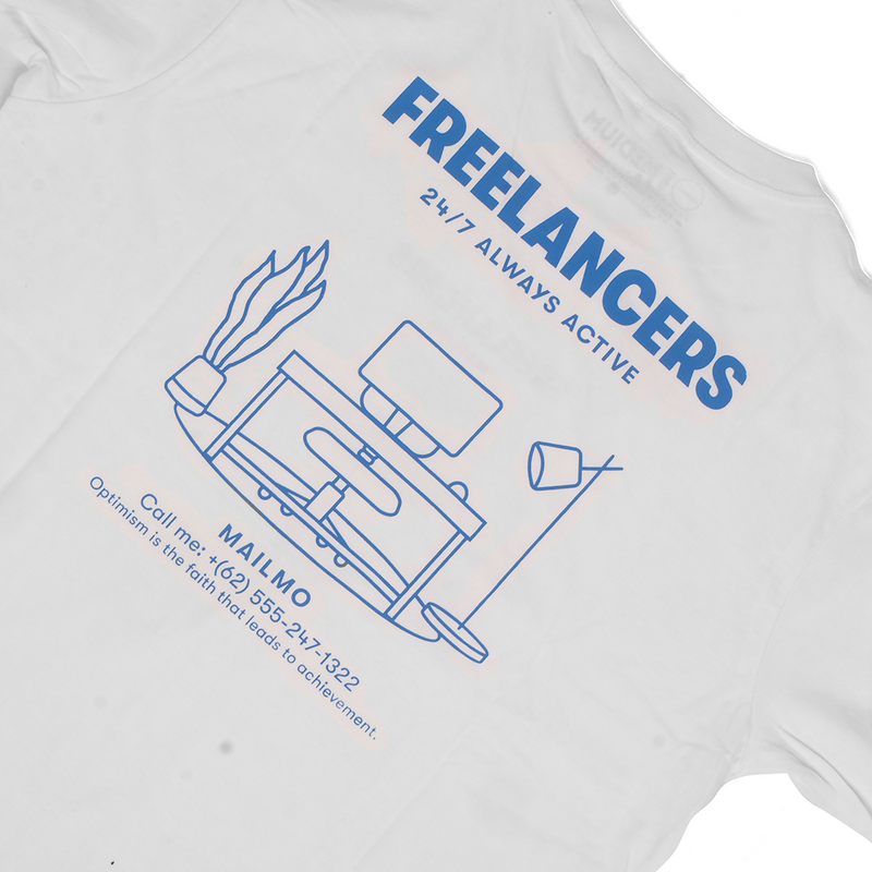 Long Tees Freelancers White