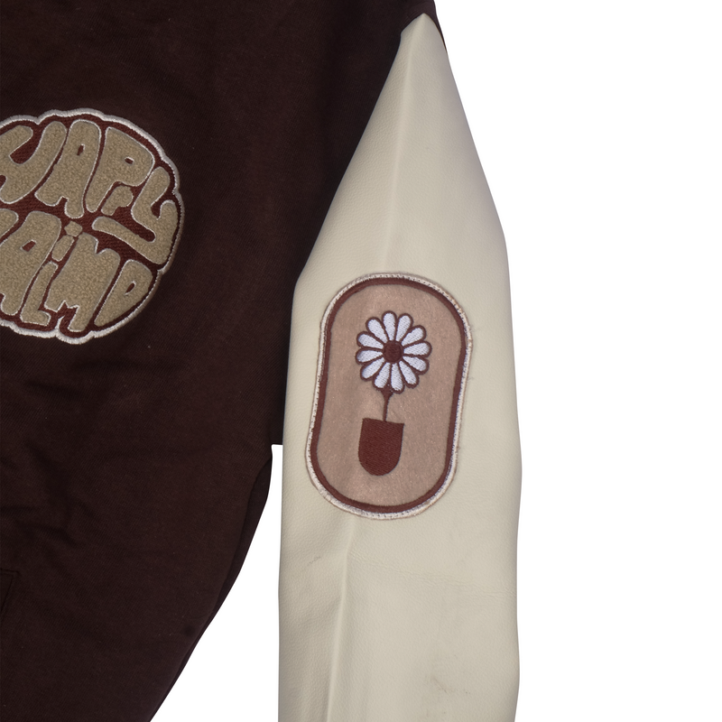 Varsity Jacket Happy Mailmo Brown