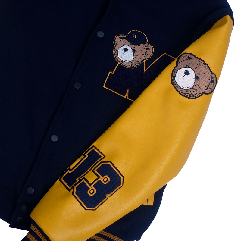 Varsity Jacket Bear Navy