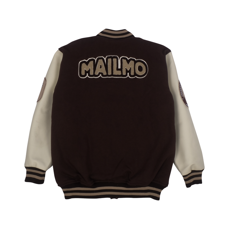 Varsity Jacket Happy Mailmo Brown