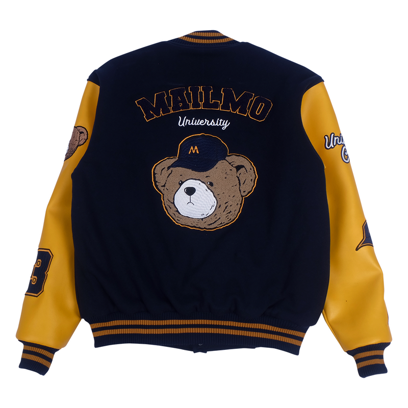 Varsity Jacket Bear Navy