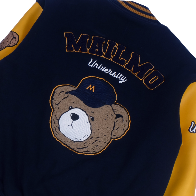 Varsity Jacket Bear Navy