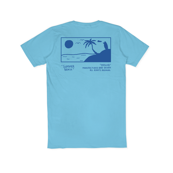 Tees Beach Blue