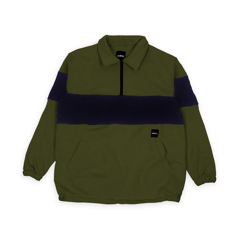 Half Zipper Twin Sena Army Navy Oversize