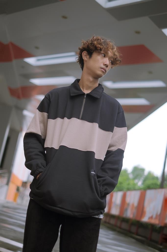 Crewneck Twin Sena Black Mocca