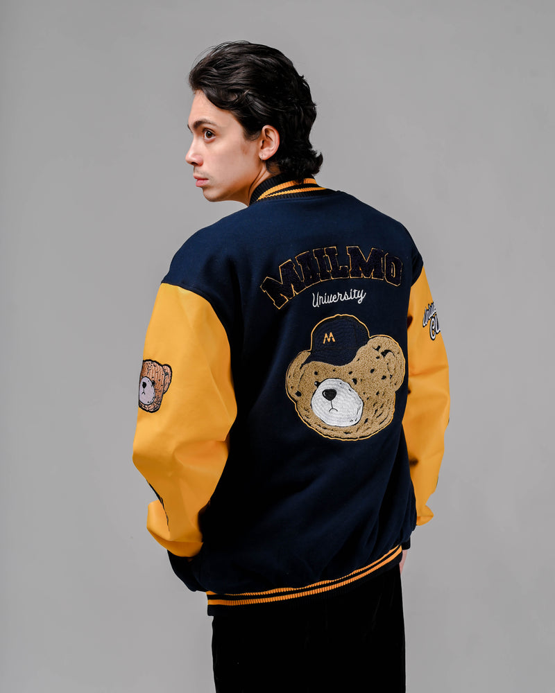 Varsity Jacket Bear Navy