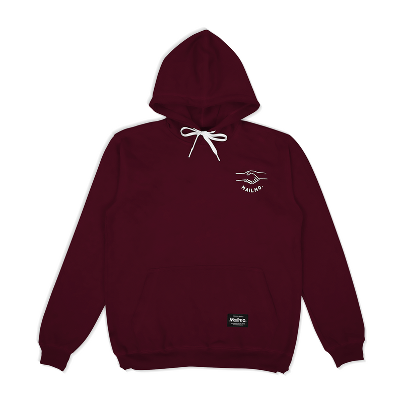 Pullover Hoodie Friendship Maroon