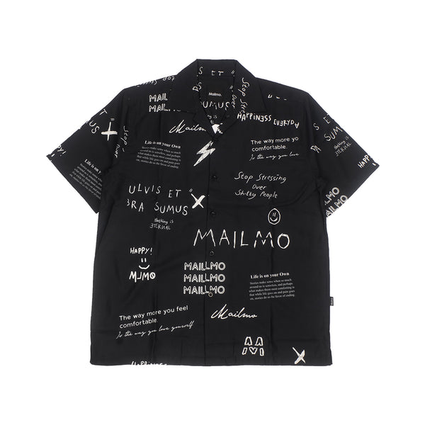 Hawaii Shirt Stop Black