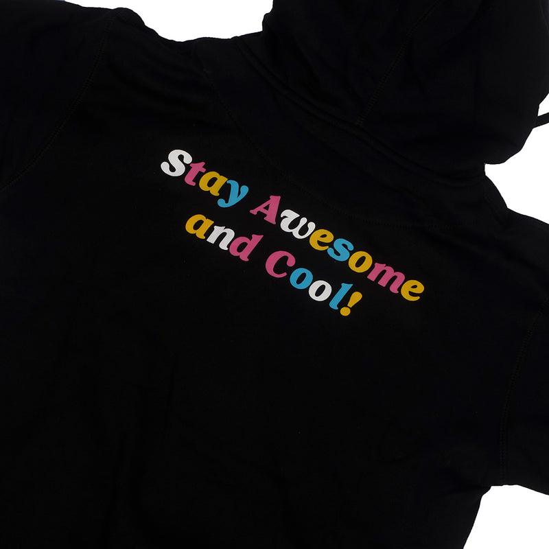 Zipper Hoodie Stay Black