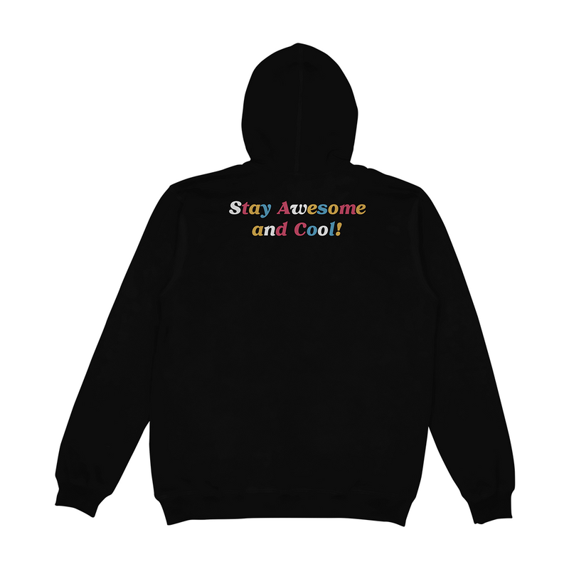 Zipper Hoodie Stay Black