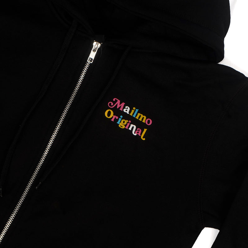 Zipper Hoodie Stay Black