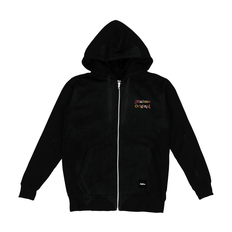 Zipper Hoodie Stay Black